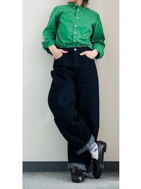 「H&M（エイチ・アンド・エム）のアイテム（シャツ/ブラウス）」を使った、takkeさん（メンズ・154cm）の夏コーディネート