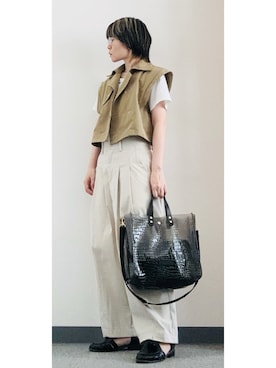「ciite'（シーテ）のアイテム」を使った、takkeさん（メンズ・154cm）の夏コーディネート