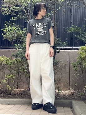 「Tabio（タビオ）のアイテム」を使った、takkeさん（メンズ・154cm）の夏コーディネート