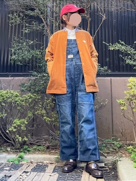 「アイテム（レインシューズ）」を使った、takkeさん（メンズ・154cm）の冬コーディネート