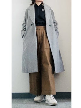 「PUMA(プーマ)のアイテム」を使った、takkeさん(メンズ・154cm)の冬コーディネート