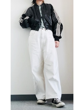 「SUGAR BISKET（シュガービスケット）のアイテム」を使った、takkeさん（メンズ・154cm）の春コーディネート