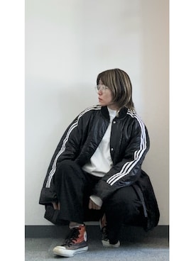 「アイテム（その他アウター）」を使った、takkeさん（メンズ・154cm）の秋コーディネート