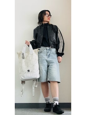 「ciite'（シーテ）のアイテム」を使った、takkeさん（メンズ・154cm）の春コーディネート