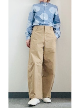 「Fin（フィン）のアイテム」を使った、takkeさん（メンズ・154cm）の春コーディネート