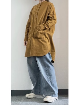 「アイテム（パンツ）」を使った、takkeさん（メンズ・154cm）の秋コーディネート