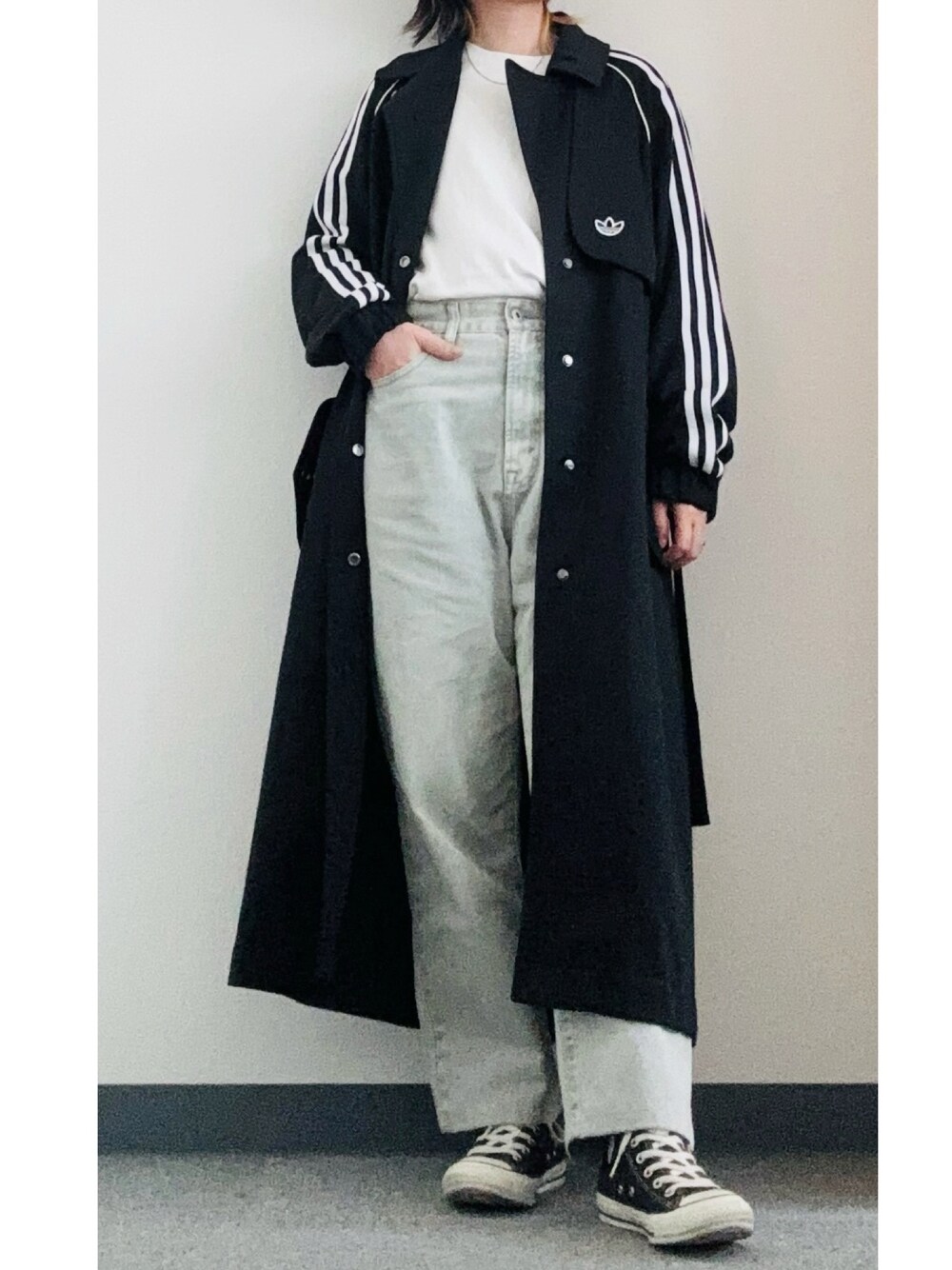 adidas（アディダス）の「PRIMEBLUE トレンチコート [JACKET