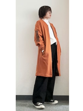 「アイテム（レッグウォーマー）」を使った、takkeさん（メンズ・154cm）の冬コーディネート