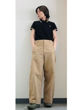 「CONVERSE（コンバース）のCONVERSE コンバース AS MONOCOLORS HI 31303291 OLIVE（スニーカー、グリーン系）」を使った、takkeさん（メンズ・154cm）の秋コーディネート