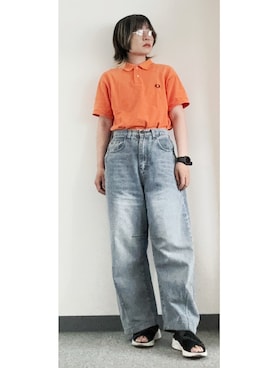「アイテム（アナログ腕時計）」を使った、takkeさん（メンズ・154cm）の夏コーディネート