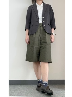 「アイテム（アナログ腕時計）」を使った、takkeさん（メンズ・154cm）の秋コーディネート