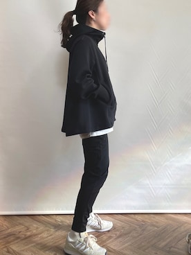 「plusj」｜𝚀-𝚌𝚑𝚊𝚗さん（レディース・158cm）の秋コーディネート