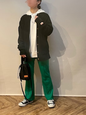 「Java（ジャバ）のアイテム」を使った、𝚀-𝚌𝚑𝚊𝚗さん（レディース・158cm）の秋コーディネート