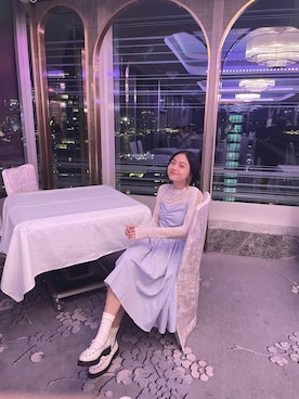 「Placebo（プラシーボ）のアイテム」を使った、KwooNaomiさん（レディース・166cm）の秋コーディネート