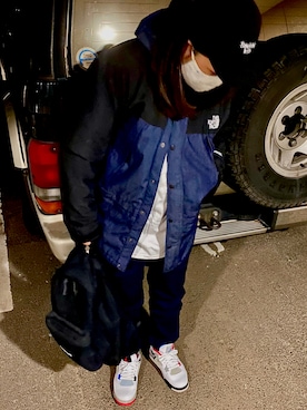「thenorthface」｜「アイテム（ジャケット/アウター）」を使った、TAHNAさん（レディース・162cm）の秋コーディネート