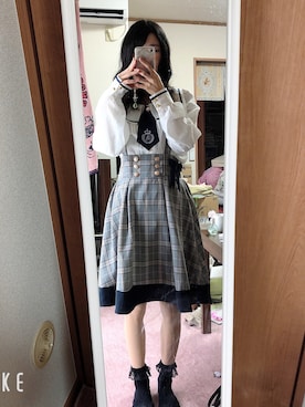 「福袋コーデ」｜「アイテム（スカート）」を使った、Belleさん（レディース・151cm）の夏コーディネート