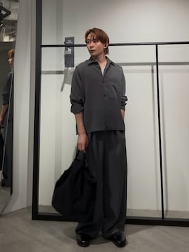 「Lui's（ルイス）のアイテム（バッグ）」を使った、コウキさん（メンズ・175cm）の秋コーディネート