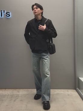 「Lui's（ルイス）のアイテム（アクセサリー）」を使った、コウキさん（メンズ・175cm）の春コーディネート