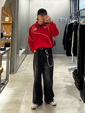 「Lui's（ルイス）のアイテム（アクセサリー）」を使った、コウキさん（メンズ・175cm）の春コーディネート