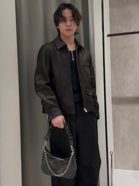 「Lui's（ルイス）のアイテム（アクセサリー）」を使った、コウキさん（メンズ・175cm）の春コーディネート