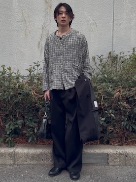 「Lui's（ルイス）のアイテム（アクセサリー）」を使った、コウキさん（メンズ・175cm）の春コーディネート