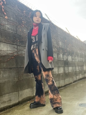 「ファッションの力を信じよう」｜「アイテム（その他トップス）」を使った、Zagiさん（レディース・152cm）の冬コーディネート