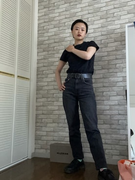 「UNIQLO U」｜Zagiさん（レディース・152cm）の夏コーディネート