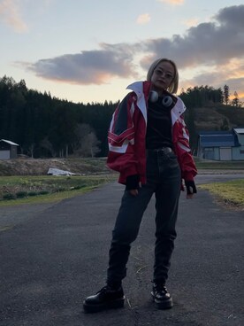 「MIZUNO（ミズノ　）のアイテム（ジャケット/アウター）」を使った、Zagiさん（レディース・152cm）の春コーディネート