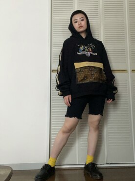 「Re:make（リメイク）のアイテム（パンツ）」を使った、Zagiさん（レディース・152cm）の夏コーディネート