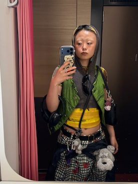 「Knuth Marf（クヌースマーフ）のアイテム」を使った、Zagiさん（レディース・153cm）の夏コーディネート