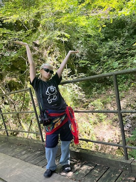 「アイテム（スニーカー）」を使った、Zagiさん（レディース・152cm）の夏コーディネート