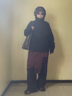 「アイテム（スニーカー）」を使った、Zagiさん（レディース・152cm）の秋コーディネート