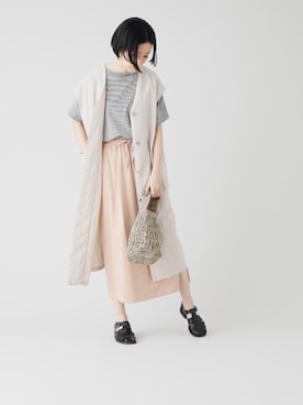 「ジレ」｜SIPULI_officialさん（レディース・163cm）の夏コーディネート