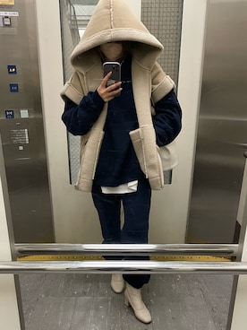 Seinaさん（レディース・155cm）の冬コーディネート