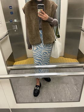 「H&M（エイチ・アンド・エム）のアイテム（ローファー）」を使った、Seinaさん（レディース・155cm）の春コーディネート