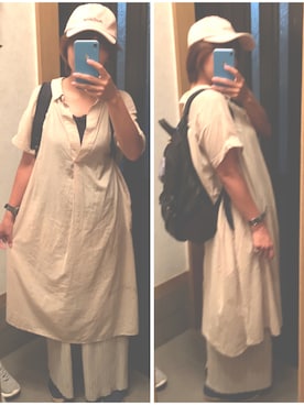 「NIMES（ニーム）のアイテム」を使った、cocolulu97さん（レディース・165cm）の夏コーディネート