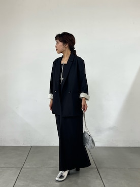 「アイテム（ドレス）」を使った、otohaさん（レディース・156cm）の冬コーディネート