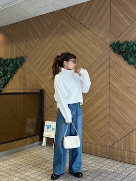 「アイテム（スウェット）」を使った、otohaさん（レディース・156cm）の冬コーディネート