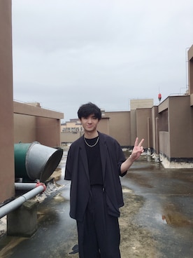 匿踪大师优乐美さん（メンズ・173cm）の夏コーディネート