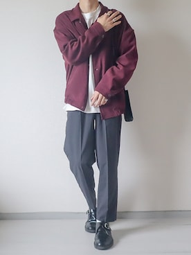 「はじめましてコーデ」｜「アイテム（ブルゾン）」を使った、kotaさん（メンズ・173cm）の春コーディネート