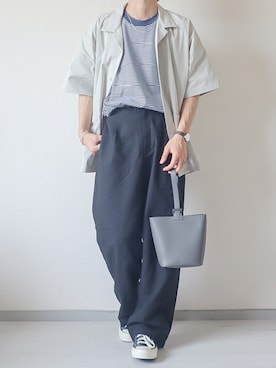 「nowm（ノウム）のアイテム」を使った、kotaさん（メンズ・173cm）の夏コーディネート