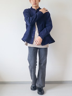 「INTERPLAY（インタープレイ）のアイテム」を使った、kotaさん（メンズ・173cm）の秋コーディネート