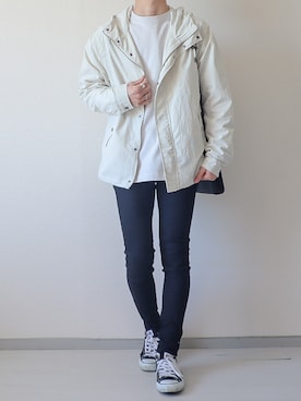 「URBAN RESEARCH Sonny Label（アーバンリサーチサニーレーベル）のアイテム（マウンテンパーカー）」を使った、kotaさん（メンズ・173cm）の春コーディネート