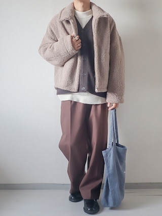 LIDNM（リドム）の「OVERSIZED BOA OUTER（ブルゾン）」 - WEAR