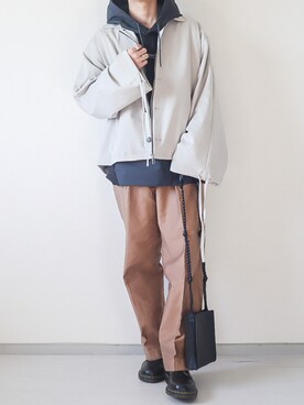 「adidas（アディダス）のアイテム（パーカー）」を使った、kotaさん（メンズ・173cm）の冬コーディネート