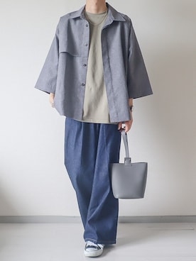 「フレアデニム」｜kotaさん（メンズ・173cm）の春コーディネート