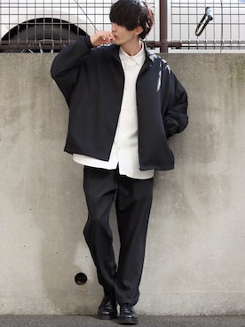 「SITRY（シトリー）のアイテム（ジャケット/アウター）」を使った、狩野 博文さん（メンズ・178cm）の冬コーディネート