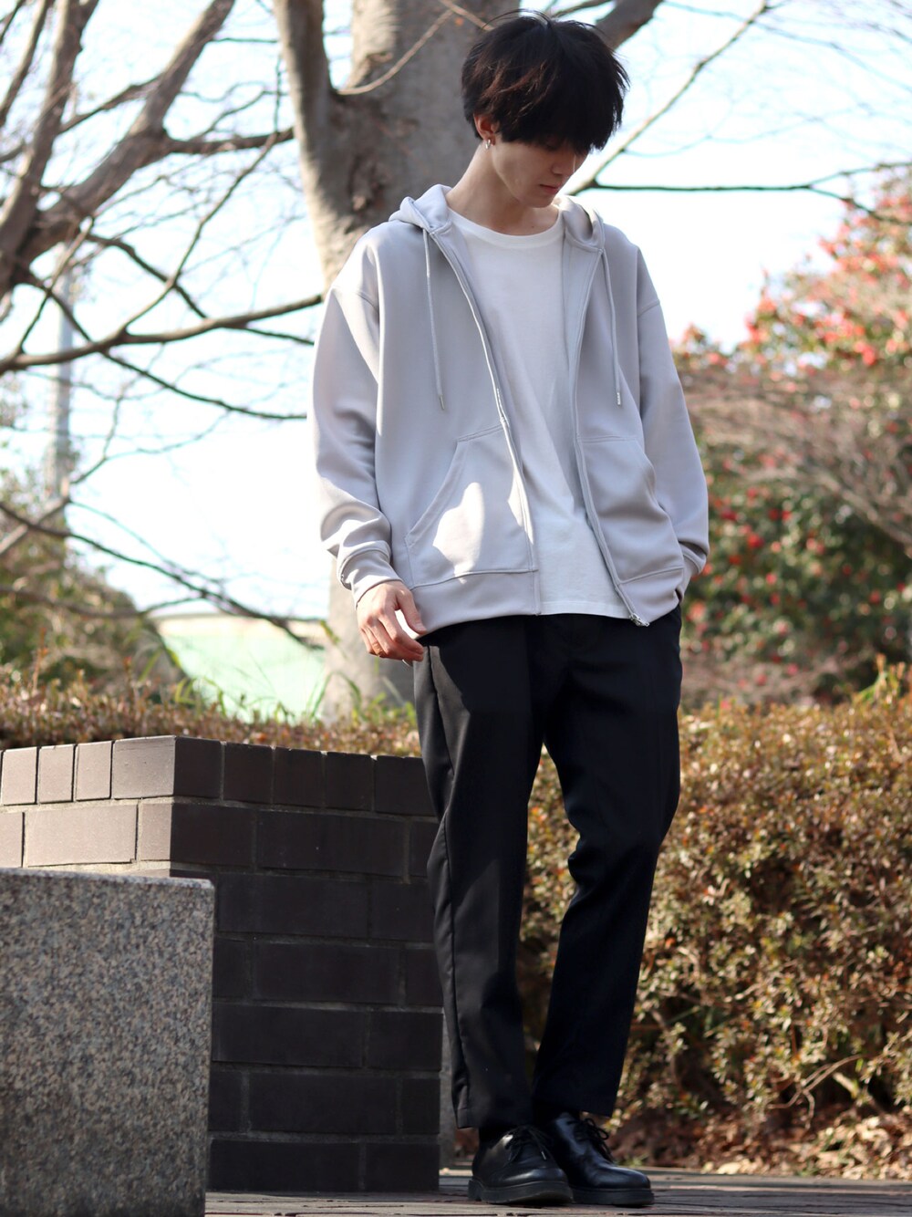 SITRY（シトリー）の「tech full zip hoodie /テック フルジップ  