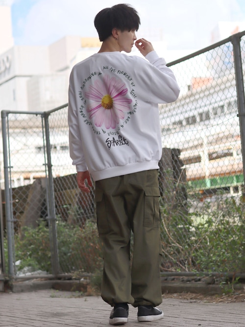 OFF-WHITE 花柄プリント スウェット OFF-WHITE 花柄プリント スウェット