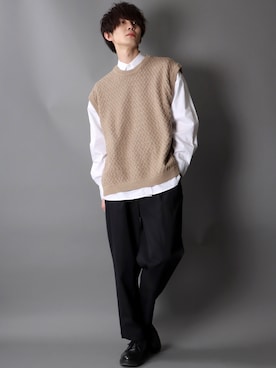 狩野 博文さん（メンズ・178cm）の冬コーディネート